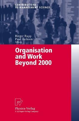 Organisation and Work Beyond 2000 - cover