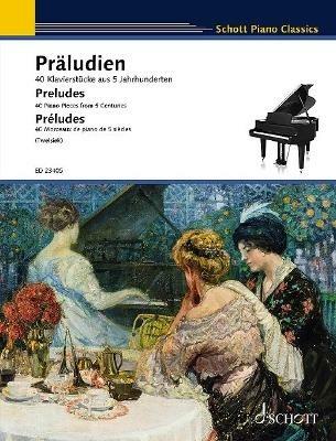 Preludes: 40 Piano Pieces from 5 Centuries - cover