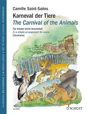 The Carnival of the Animals: In a Simple Arrangement for Piano - cover