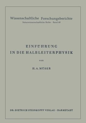 Einführung in die Halbleiterphysik - Helmut A. Müser - cover