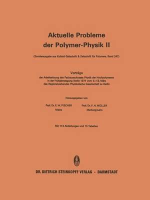 Vorträge der Arbeitssitzung des Fachausschusses Physik der Hochpolymeren in der Frühjahrstagung Berlin 1971 vom 9.–13. März des Regionalverbandes Physikalische Gesellschaft zu Berlin - cover