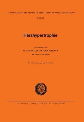 Herzhypertrophie - Rudolf Thauer,Klaus Pleschka - cover