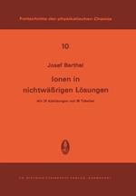 Ionen in Nichtwässrigen Lösungen