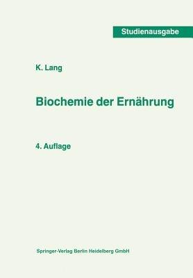 Biochemie der Ernährung - K. Lang - cover