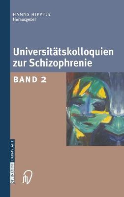 Universitatskolloquien Zur Schizophrenie: Band 2 - cover