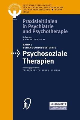 Behandlungsleitlinie Psychosoziale Therapien - cover