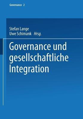 Governance und gesellschaftliche Integration - cover