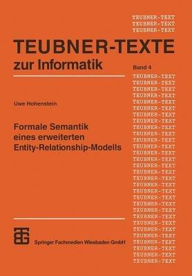 Formale Semantik eines erweiterten Entity-Relationship-Modells - cover