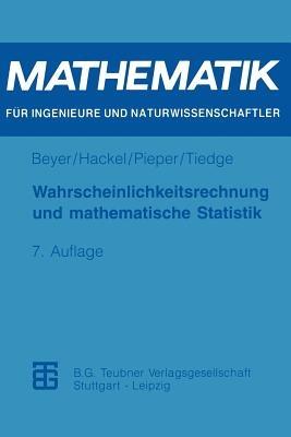 Wahrscheinlichkeitsrechnung und mathematische Statistik - Otfried Beyer,Horst Hackel,Volkmar Pieper - cover