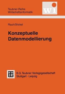 Konzeptuelle Datenmodellierung - Eberhard Stickel - cover