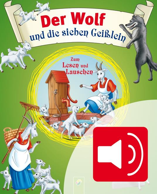 Der Wolf und die sieben Geißlein - Schwager & Steinlein Verlag - ebook