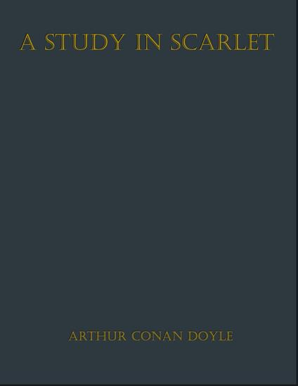 A Study in Scarlet