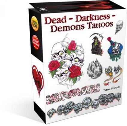 Tod - Dunkelheit - Dämonen Tattoo Vorlagen.