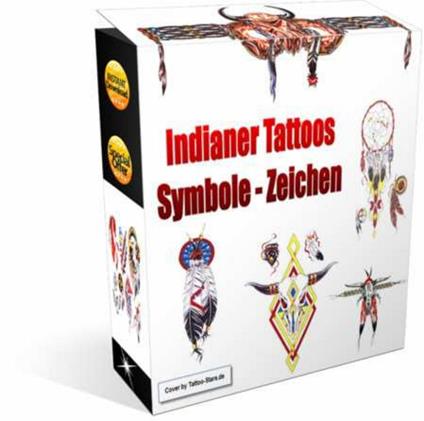 Indianer – Symbole – Zeichen – Tattoo Vorlagen.