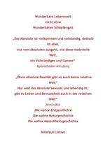 Wunderbare Lebenswelt nicht ohne wunderbaren Schöpfergott