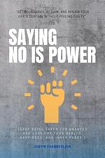 Saying NO is Power: