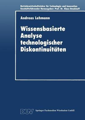Wissensbasierte Analyse technologischer Diskontinuitäten - cover