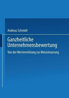 Ganzheitliche Unternehmensbewertung: Von der Wertermittlung zur Metasteuerung - Andreas Schmidt - cover