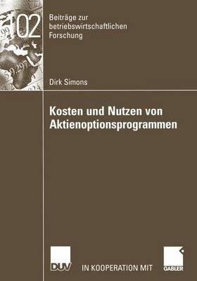 Kosten und Nutzen von Aktienoptionsprogrammen - Dirk Simons - cover