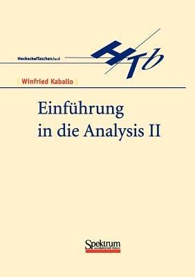 Einführung in die Analysis II - Winfried Kaballo - cover