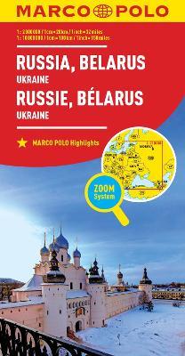 Russia and Belarus Marco Polo Map: Also shows Ukraine - Marco Polo - cover