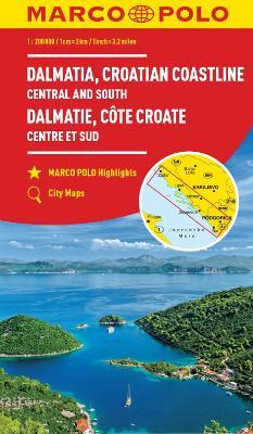 Croatia Dalmatian Coast Marco Polo Map - Marco Polo - cover