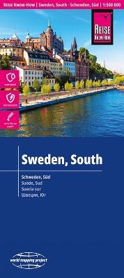 Sweden, South Map: Waterproof and tear resistant - Reise Know How - cover