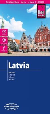 Latvia (1:325.000) - Reise Know How - cover
