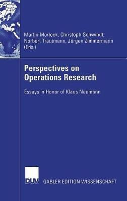 Perspectives on Operations Research: Essays in Honor of Klaus Neumann - cover