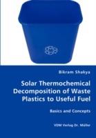 Solar Thermochemical Decomposition of Waste Plastics to Useful Fuel