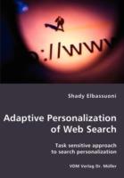 Adaptive Personalization of Web Search - Shady Elbassuoni - cover