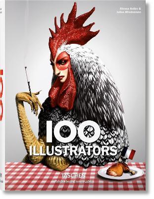 100 illustrators. Ediz. inglese, francese e tedesca - Steven Heller,Julius Wiedermann - copertina