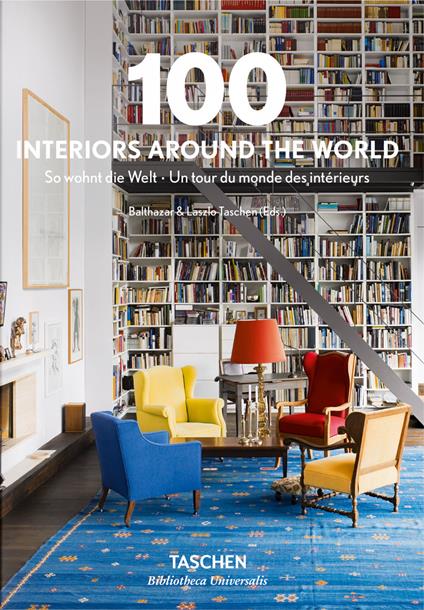100 interiors around the world. Ediz. inglese, francese e tedesca - copertina