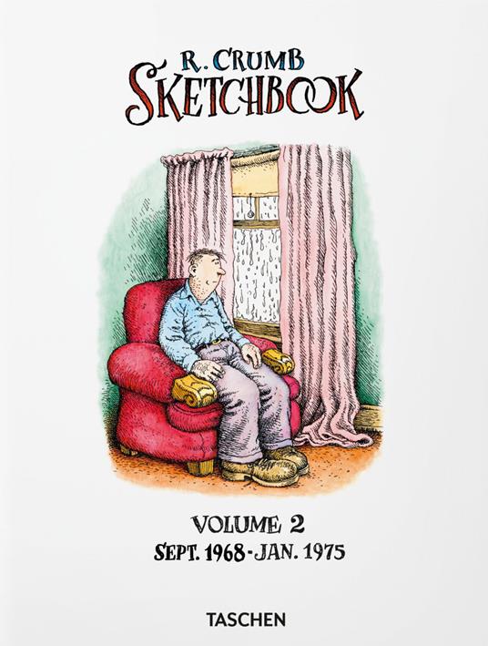 Robert Crumb. Sketchbook. Vol. 2: Sept. 1968-Jan. 1975 - copertina
