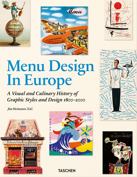 Menu design in Europe. Ediz. inglese, francese e tedesca - Steven Heller - copertina