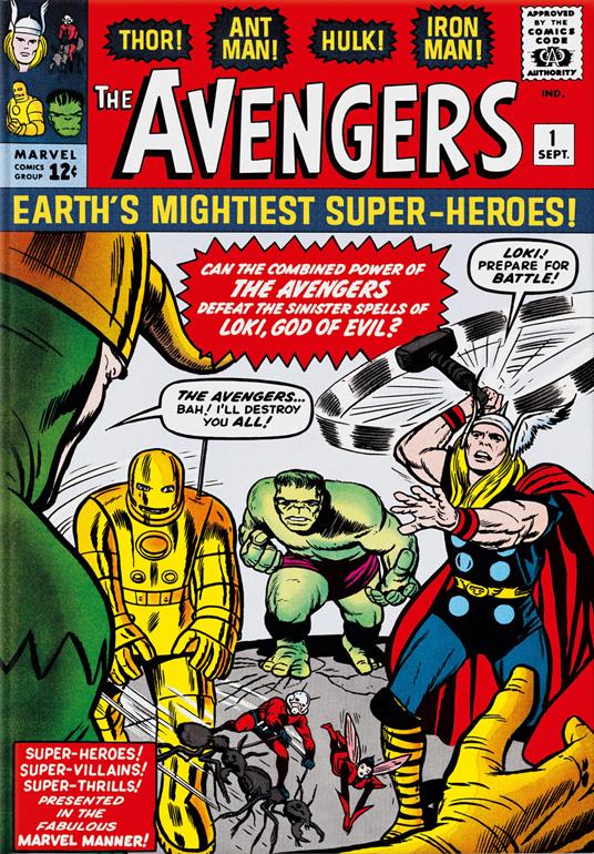 Marvel Comics library. Avengers. Ediz. inglese. Vol. 1: 1963–1965 - Kurt Busiek - copertina