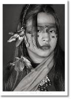 Sebastião Salgado. Amazônia. Poster «Ashaninka Girl»