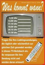 Was kommt wann? Mein TV-Notizbuch: ... für meine täglichen Lieblingssendungen!