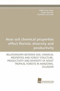 How Soil Chemical Properties Effect Floristic Diversity and Productivity - Malte Arne Unger,Jurgen Homeier,Christoph Leuschner - cover