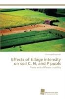 Effects of tillage intensity on soil C, N, and P pools