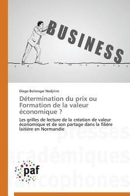 Determination Du Prix Ou Formation de la Valeur Economique ? - Nodjirim-D - cover