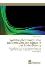 Spektralphotometrische Bestimmung von Nitrat in der Bodenloesung