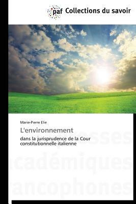 L'Environnement - Elie-M - cover