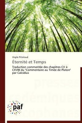 Eternite Et Temps - Pitteloud-V - cover