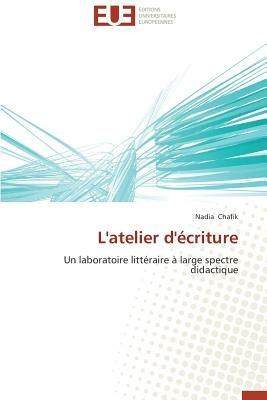 L'Atelier d' criture - Chafik-N - cover