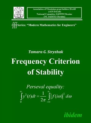 Frequency Criterion of Stability. - cover