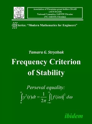 Frequency Criterion of Stability. - cover