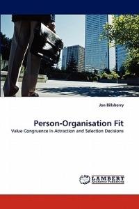 Person-Organisation Fit - Jon Billsberry - cover
