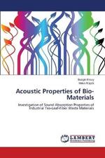 Acoustic Properties of Bio-Materials