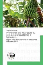 Prevalence Des Ravageurs Au Sein Des Agrosystemes A Bananiers